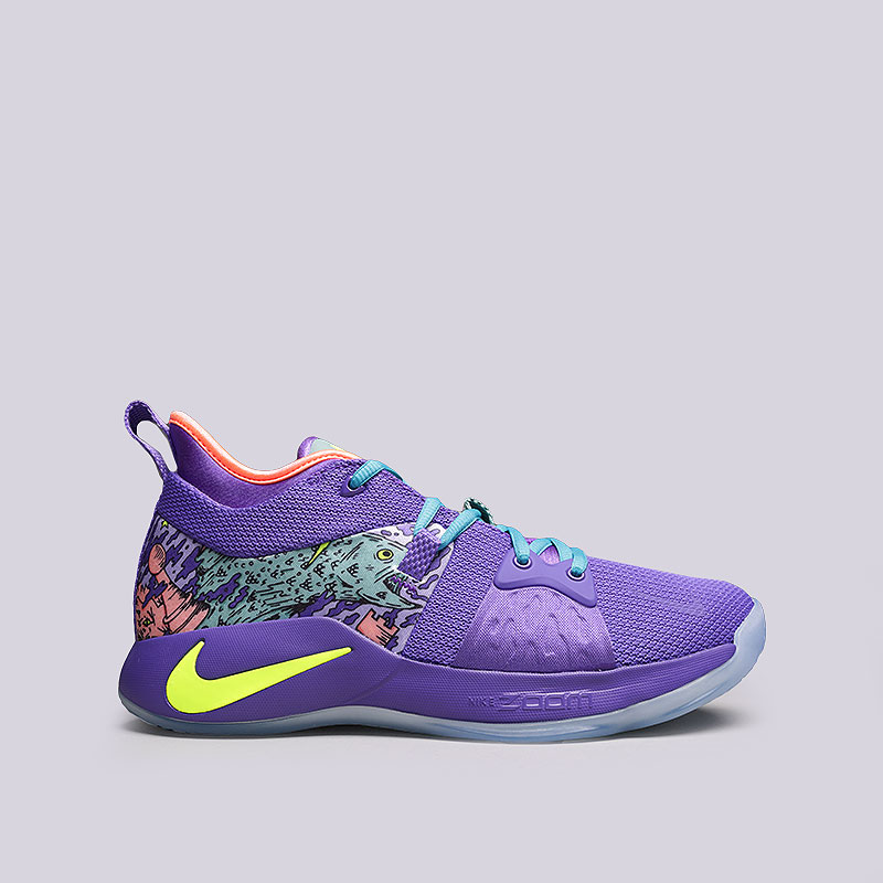 мужские фиолетовые баскетбольные кроссовки Nike PG 2 MM AO2986-001 - цена, описание, фото 1